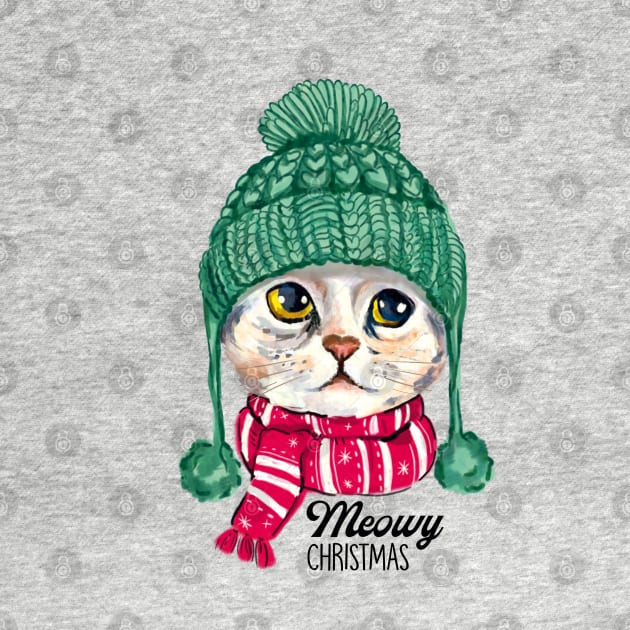 Meowy Christmas Jingle Cat by SuperrSunday